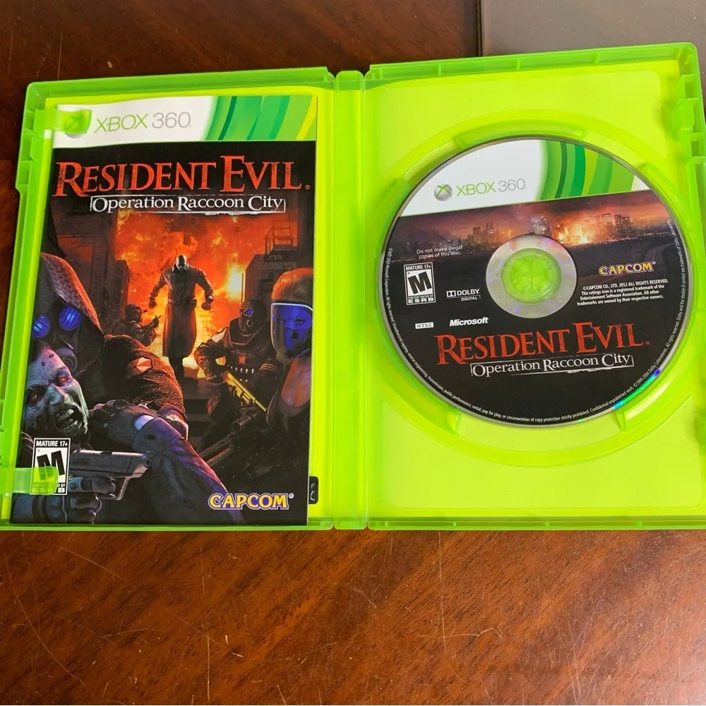 Xbox 360 Resident Evil Operation Raccoon City Video Game